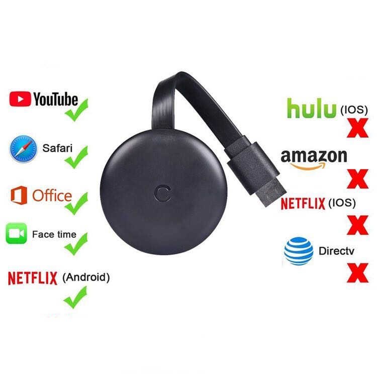 Zore G12 Chromecast Kablosuz HDMI Ses ve Görüntü Aktarıcı - Görsel 5