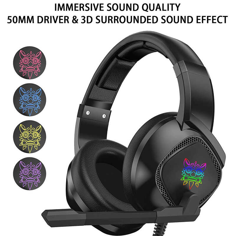 Zore Onikuma K19 RGB Oyuncu Kulaklığı 3.5mm - Görsel 2