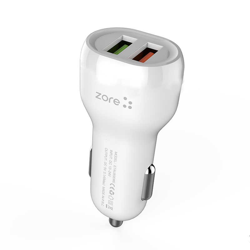 Zore Puma Serisi 2 in 1 Micro Araç Şarj Aleti - Görsel 4